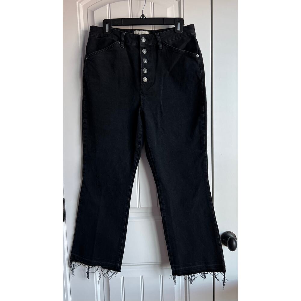 Free People Button-up Black Jeans - Size 31